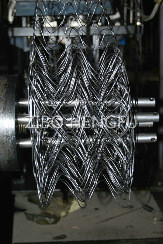 Raising wire and pulling wire spring